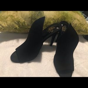 Black Vegan suede heels MISS by Liliana